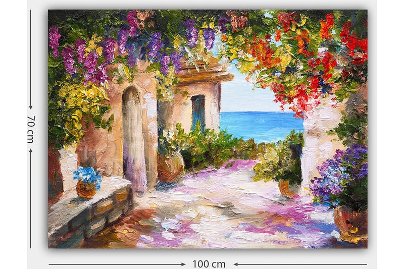 Dekorativ Canvastavla 70x100 cm - Flerfärgad - Inredning - Tavlor & konst - Canvastavlor