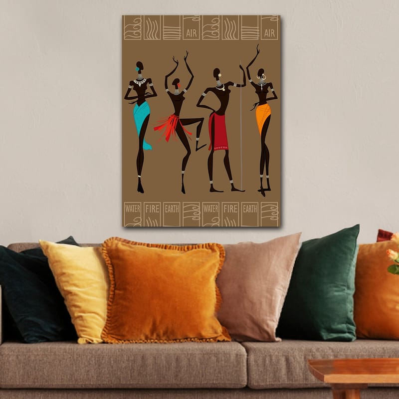 Dekorativ Canvastavla 70x100 cm - Flerfärgad - Inredning - Tavlor & konst - Canvastavlor