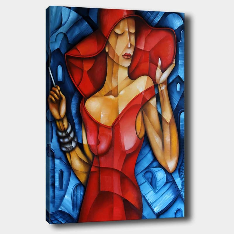Dekorativ Canvastavla 70x100 cm - Flerfärgad - Inredning - Tavlor & konst - Canvastavlor