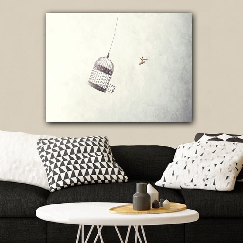Dekorativ Canvastavla 70x100 cm - Flerfärgad - Inredning - Tavlor & konst - Canvastavlor