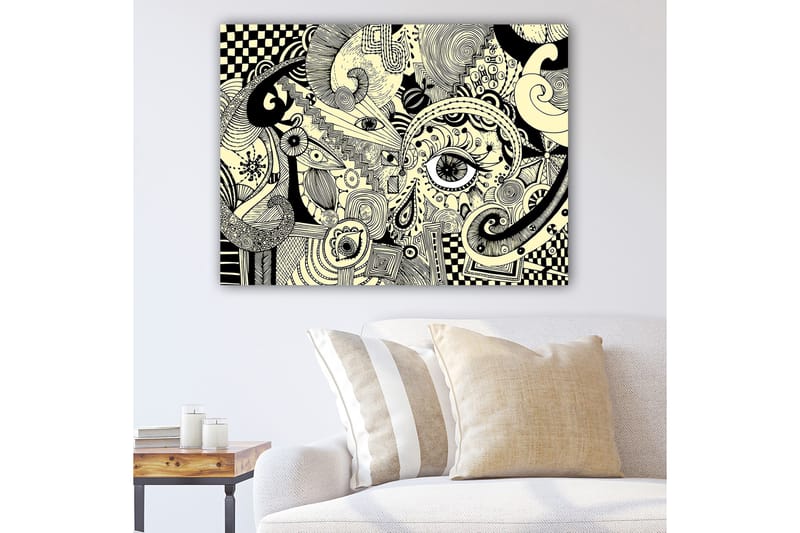 Dekorativ Canvastavla 70x100 cm - Flerfärgad - Inredning - Tavlor & konst - Canvastavlor