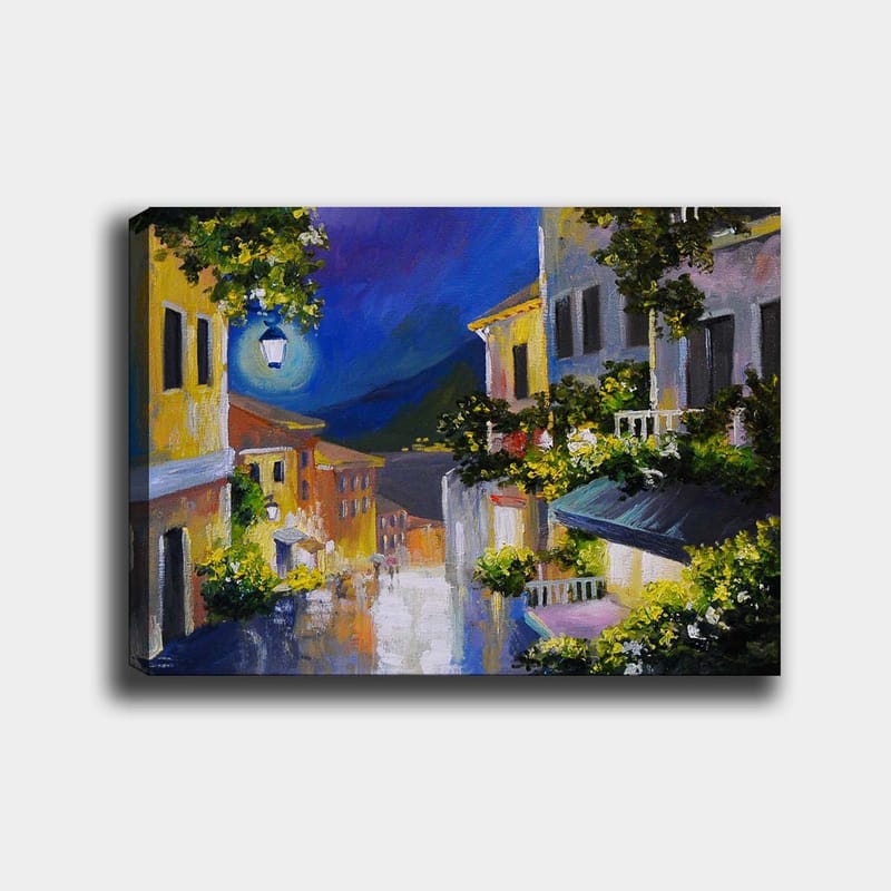 Dekorativ Canvastavla 70x100 cm - Flerfärgad - Inredning - Tavlor & konst - Canvastavlor