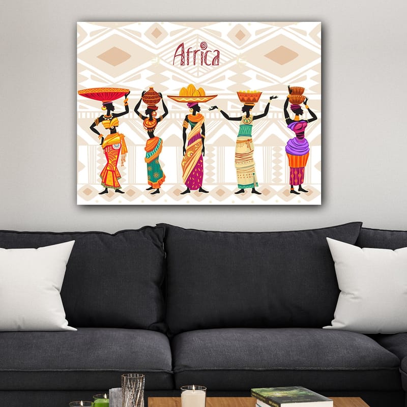 Dekorativ Canvastavla 70x100 cm - Flerfärgad - Inredning - Tavlor & konst - Canvastavlor