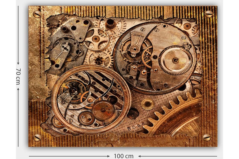 Dekorativ Canvastavla 70x100 cm - Flerfärgad - Inredning - Tavlor & konst - Canvastavlor