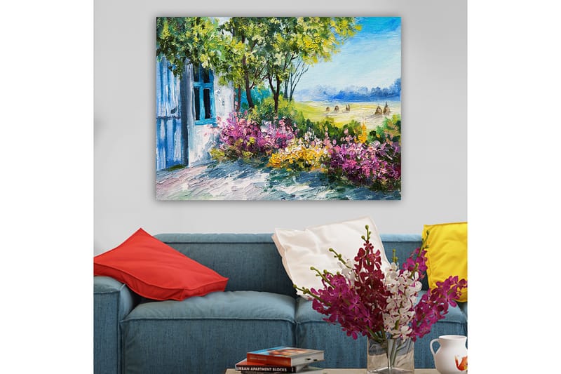 Dekorativ Canvastavla 70x100 cm - Flerfärgad - Inredning - Tavlor & konst - Canvastavlor
