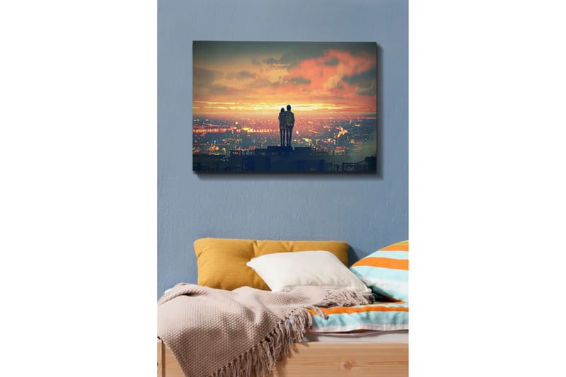Dekorativ Canvastavla 70x100 cm - Flerfärgad - Inredning - Tavlor & konst - Canvastavlor