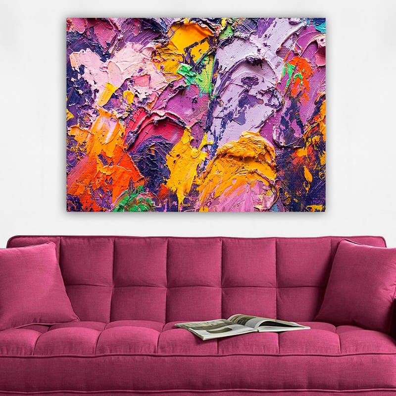 Dekorativ Canvastavla 70x100 cm - Flerfärgad - Inredning - Tavlor & konst - Canvastavlor