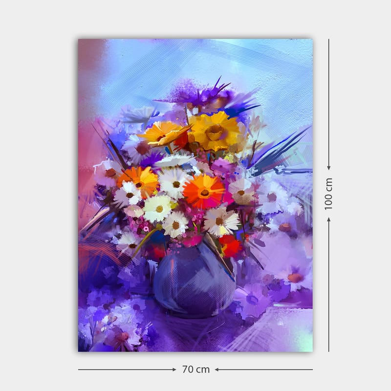 Dekorativ Canvastavla 70x100 cm - Flerfärgad - Inredning - Tavlor & konst - Canvastavlor