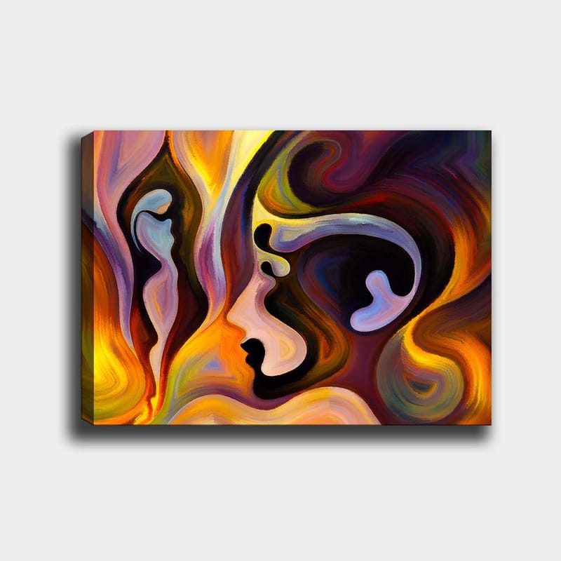 Dekorativ Canvastavla 70x100 cm - Flerfärgad - Inredning - Tavlor & konst - Canvastavlor