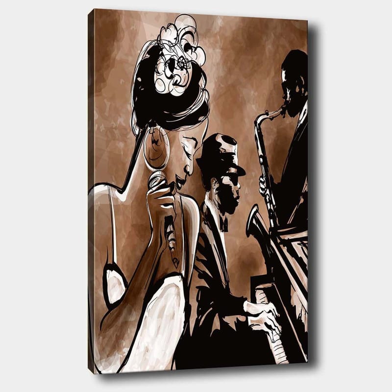 Dekorativ Canvastavla 70x100 cm - Flerfärgad - Inredning - Tavlor & konst - Canvastavlor
