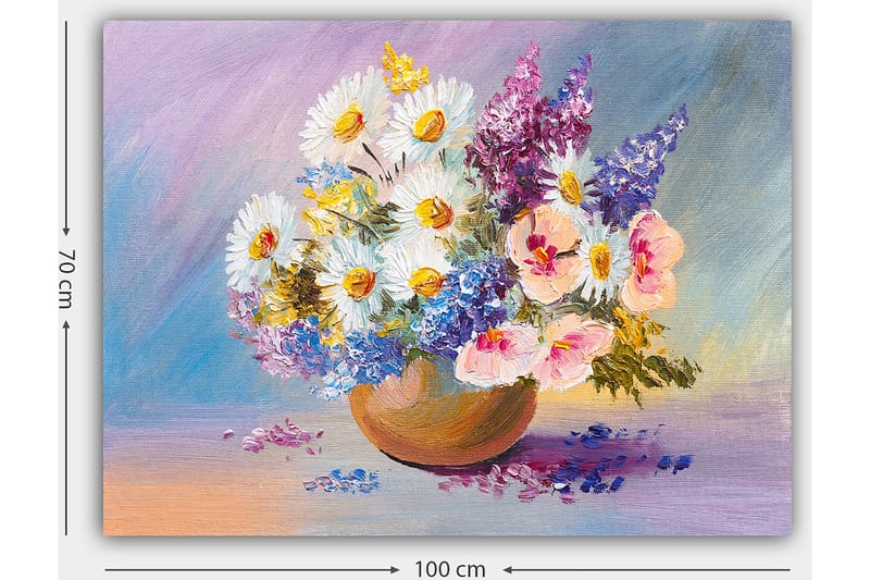 Dekorativ Canvastavla 70x100 cm - Flerfärgad - Inredning - Tavlor & konst - Canvastavlor