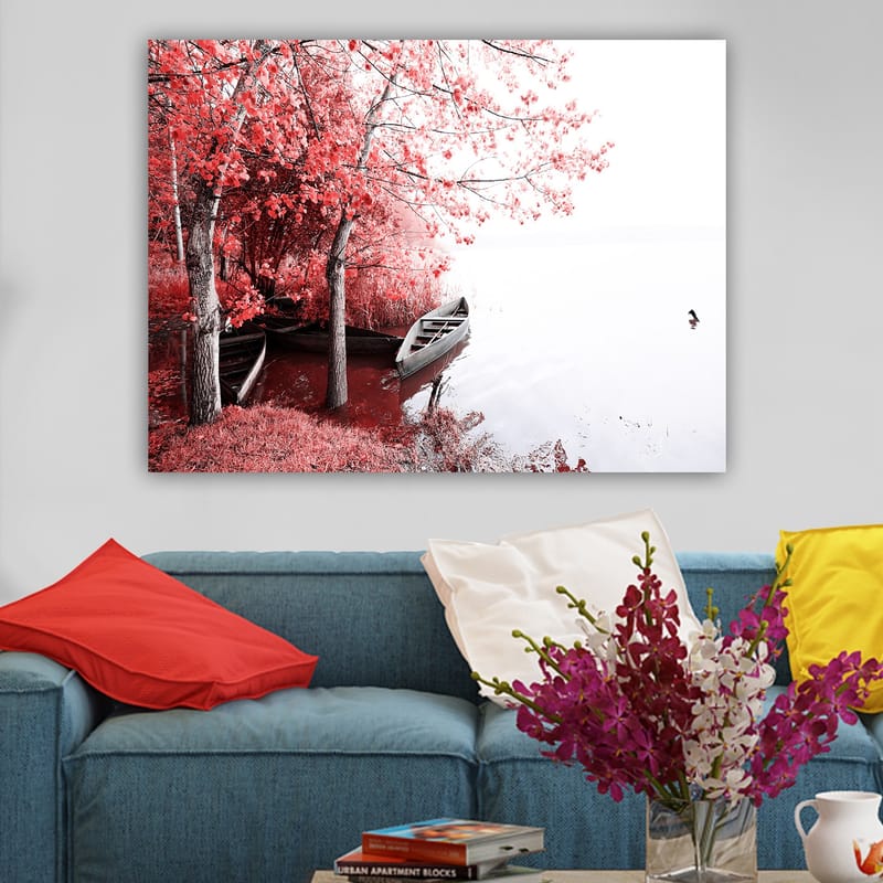 Dekorativ Canvastavla 70x100 cm - Flerfärgad - Inredning - Tavlor & konst - Canvastavlor