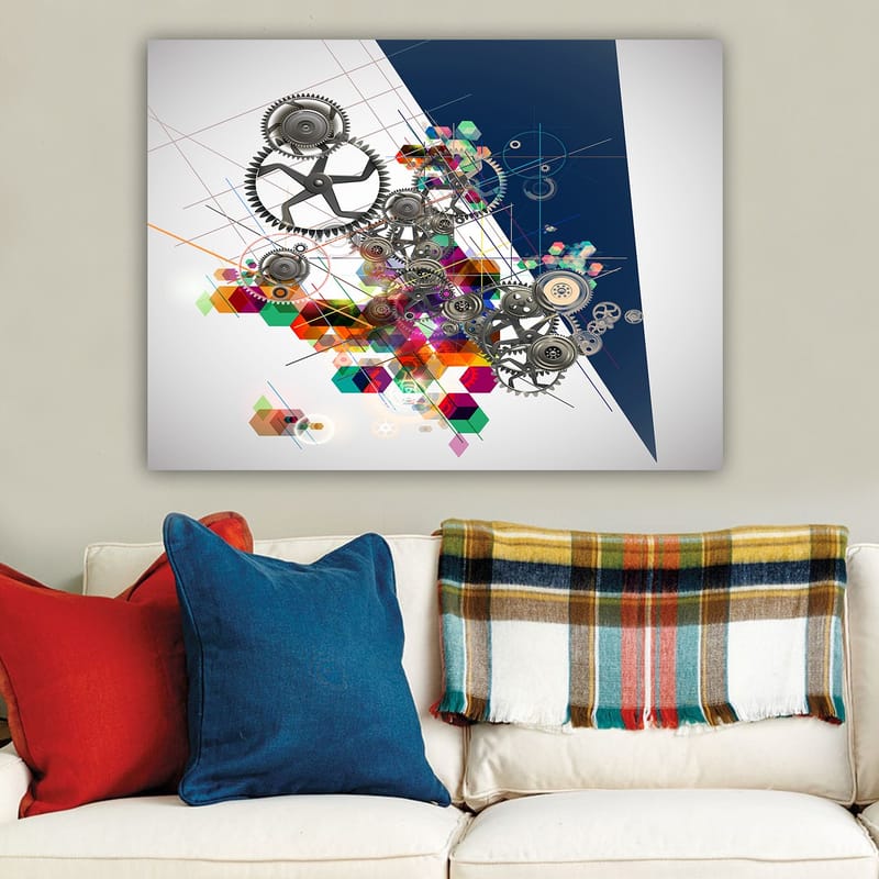 Dekorativ Canvastavla 70x100 cm - Flerfärgad - Inredning - Tavlor & konst - Canvastavlor