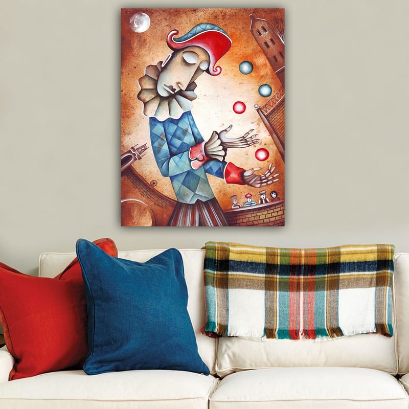 Dekorativ Canvastavla 70x100 cm - Flerfärgad - Inredning - Tavlor & konst - Canvastavlor
