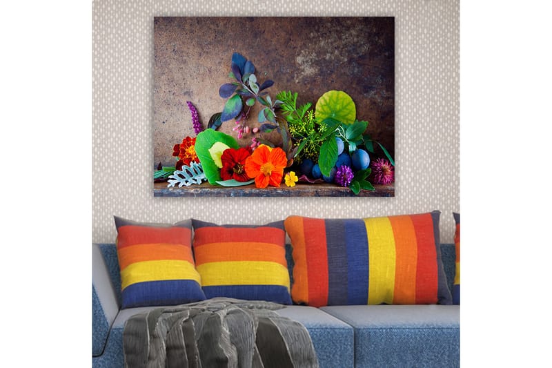 Dekorativ Canvastavla 70x100 cm - Flerfärgad - Inredning - Tavlor & konst - Canvastavlor