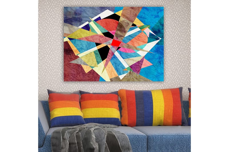 Dekorativ Canvastavla 70x100 cm - Flerfärgad - Inredning - Tavlor & konst - Canvastavlor