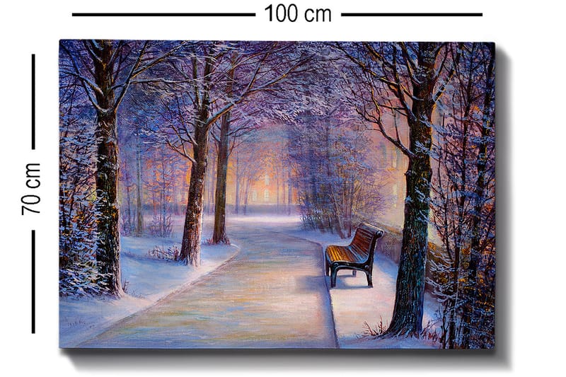 Dekorativ Canvastavla 70x100 cm - Flerfärgad - Inredning - Tavlor & konst - Canvastavlor