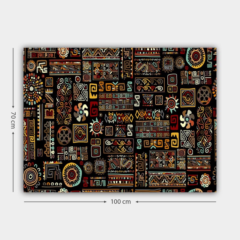 Dekorativ Canvastavla 70x100 cm - Flerfärgad - Inredning - Tavlor & konst - Canvastavlor