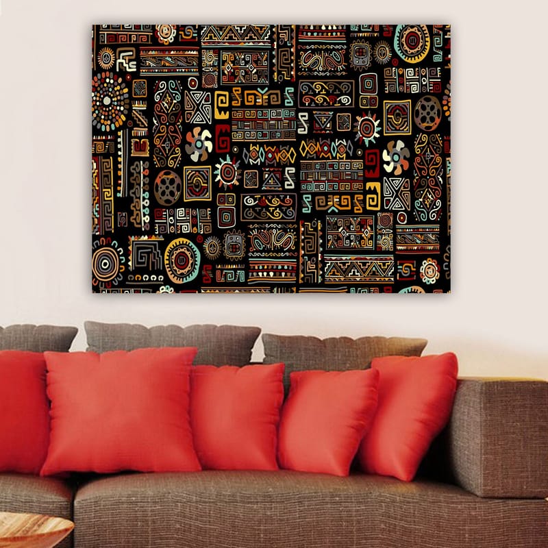 Dekorativ Canvastavla 70x100 cm - Flerfärgad - Inredning - Tavlor & konst - Canvastavlor