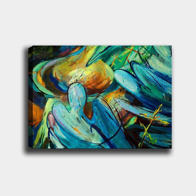 Dekorativ Canvastavla 70x100 cm - Flerfärgad - Inredning - Tavlor & konst - Canvastavlor