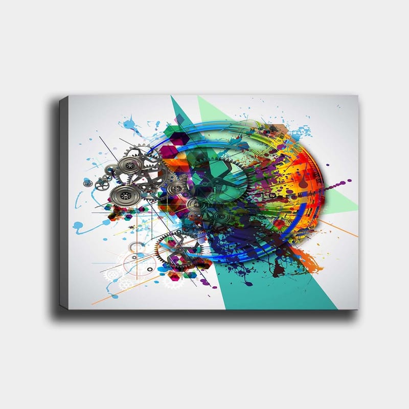 Dekorativ Canvastavla 70x100 cm - Flerfärgad - Inredning - Tavlor & konst - Canvastavlor