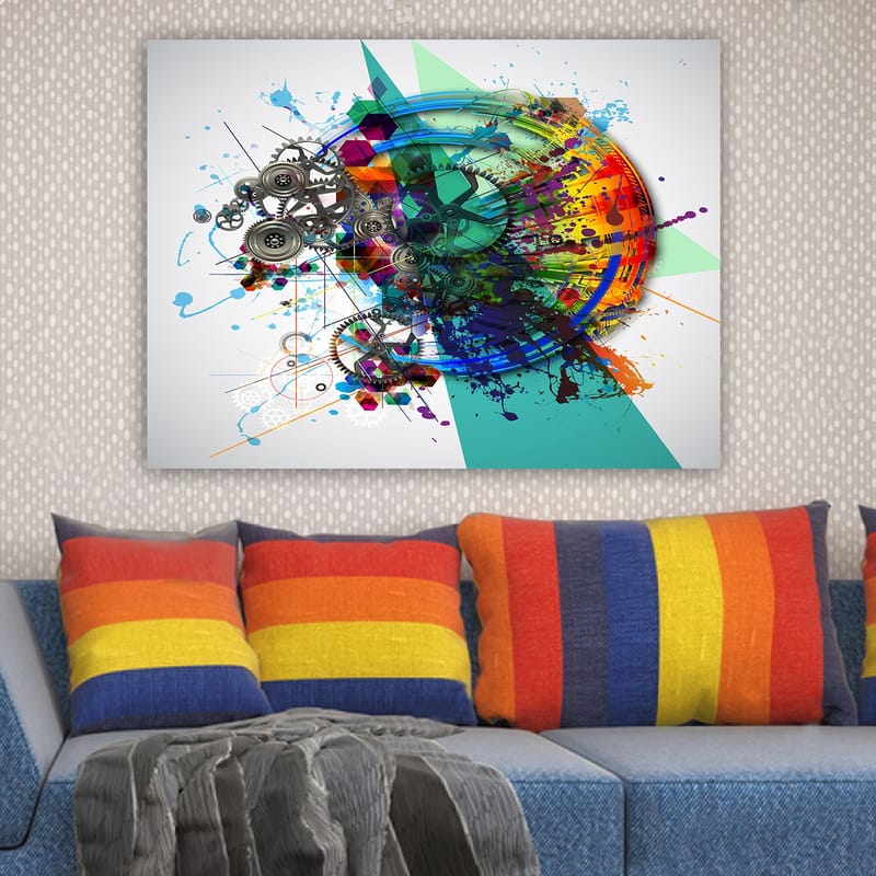 Dekorativ Canvastavla 70x100 cm - Flerfärgad - Inredning - Tavlor & konst - Canvastavlor