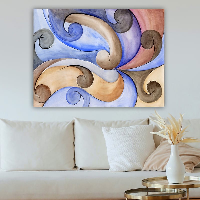 Dekorativ Canvastavla 70x100 cm - Flerfärgad - Inredning - Tavlor & konst - Canvastavlor