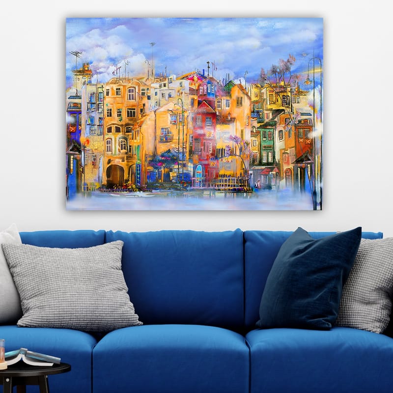 Dekorativ Canvastavla 70x100 cm - Flerfärgad - Inredning - Tavlor & konst - Canvastavlor