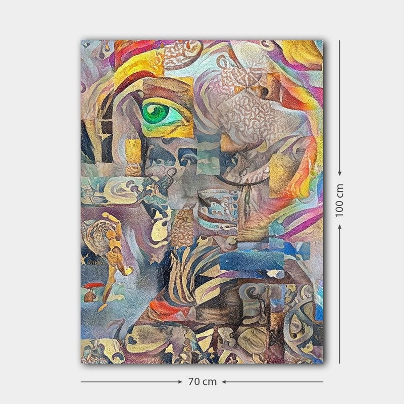Dekorativ Canvastavla 70x100 cm - Flerfärgad - Inredning - Tavlor & konst - Canvastavlor