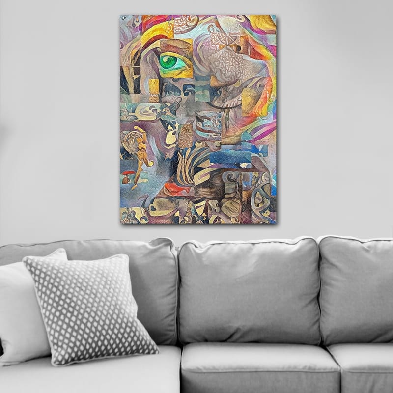 Dekorativ Canvastavla 70x100 cm - Flerfärgad - Inredning - Tavlor & konst - Canvastavlor