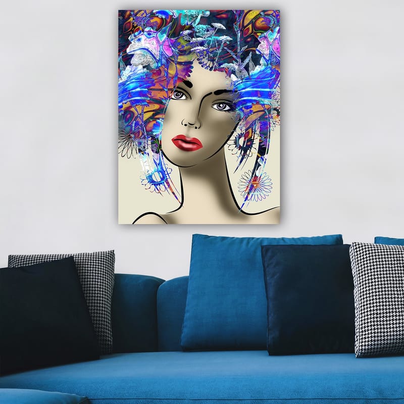 Dekorativ Canvastavla 70x100 cm - Flerfärgad - Inredning - Tavlor & konst - Canvastavlor