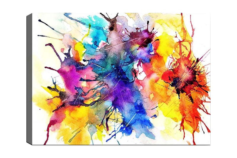 Dekorativ Canvastavla 70x100 cm - Flerfärgad - Inredning - Tavlor & konst - Canvastavlor