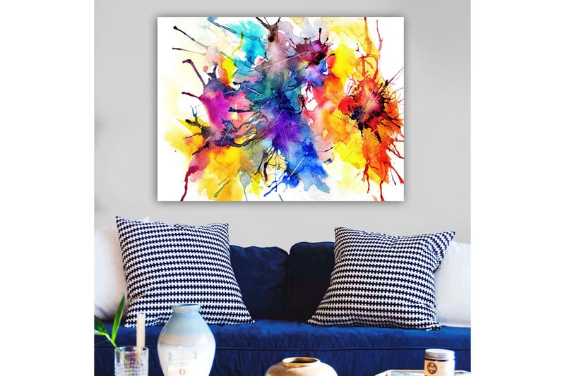 Dekorativ Canvastavla 70x100 cm - Flerfärgad - Inredning - Tavlor & konst - Canvastavlor