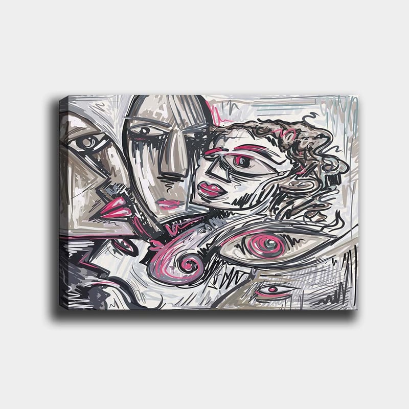 Dekorativ Canvastavla 70x100 cm - Flerfärgad - Inredning - Tavlor & konst - Canvastavlor