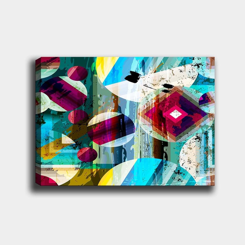Dekorativ Canvastavla 70x100 cm - Flerfärgad - Inredning - Tavlor & konst - Canvastavlor