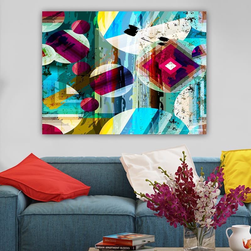 Dekorativ Canvastavla 70x100 cm - Flerfärgad - Inredning - Tavlor & konst - Canvastavlor