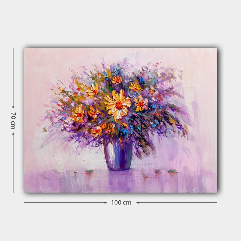 Dekorativ Canvastavla 70x100 cm - Flerfärgad - Inredning - Tavlor & konst - Canvastavlor