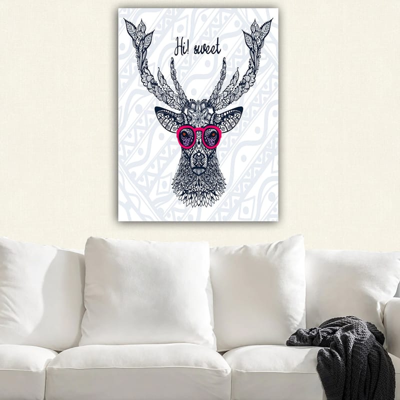 Dekorativ Canvastavla 70x100 cm - Flerfärgad - Inredning - Tavlor & konst - Canvastavlor