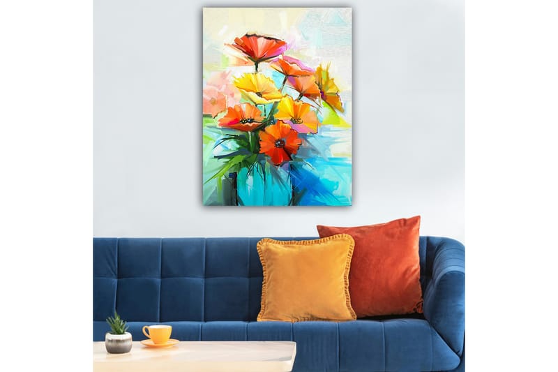 Dekorativ Canvastavla 70x100 cm - Flerfärgad - Inredning - Tavlor & konst - Canvastavlor