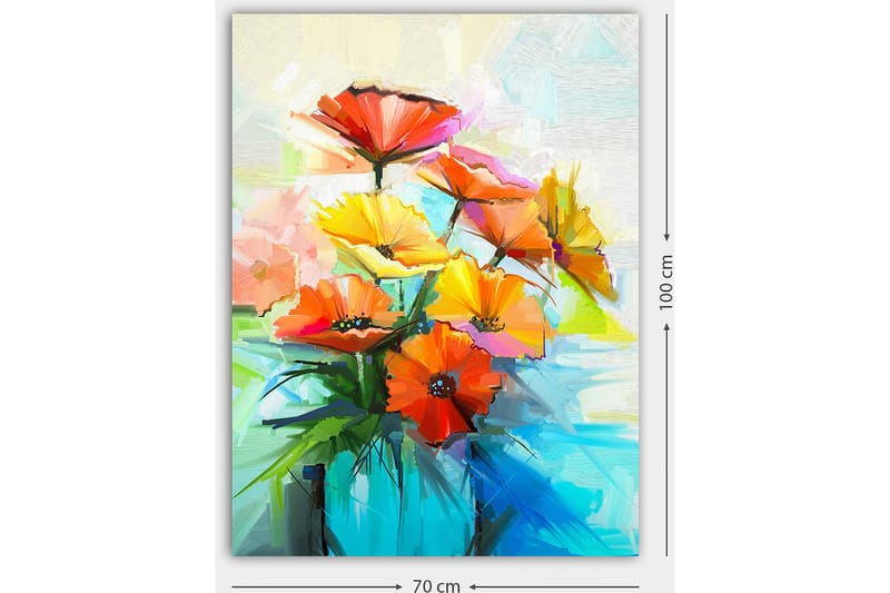 Dekorativ Canvastavla 70x100 cm - Flerfärgad - Inredning - Tavlor & konst - Canvastavlor