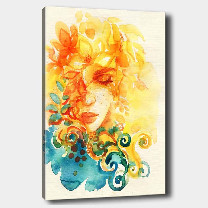 Dekorativ Canvastavla 70x100 cm - Flerfärgad - Inredning - Tavlor & konst - Canvastavlor