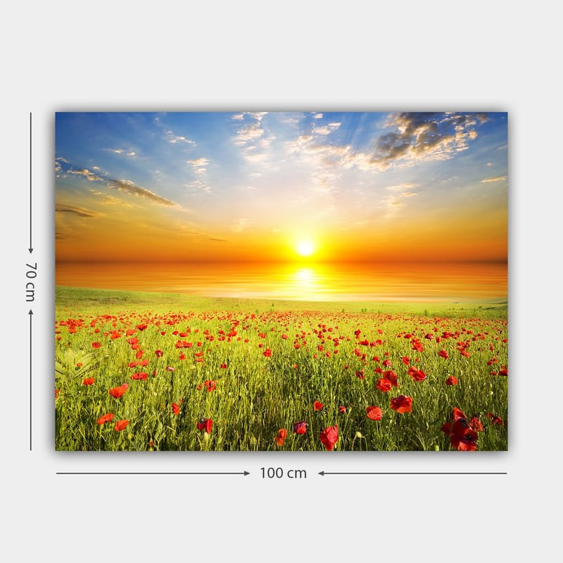 Dekorativ Canvastavla 70x100 cm - Flerfärgad - Inredning - Tavlor & konst - Canvastavlor