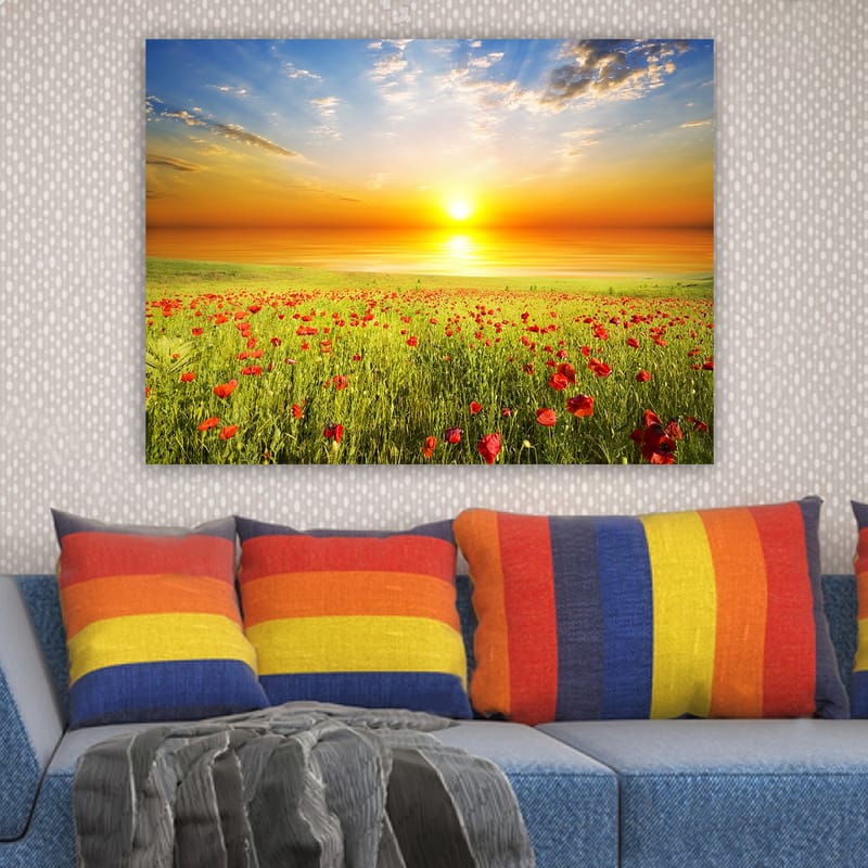 Dekorativ Canvastavla 70x100 cm - Flerfärgad - Inredning - Tavlor & konst - Canvastavlor