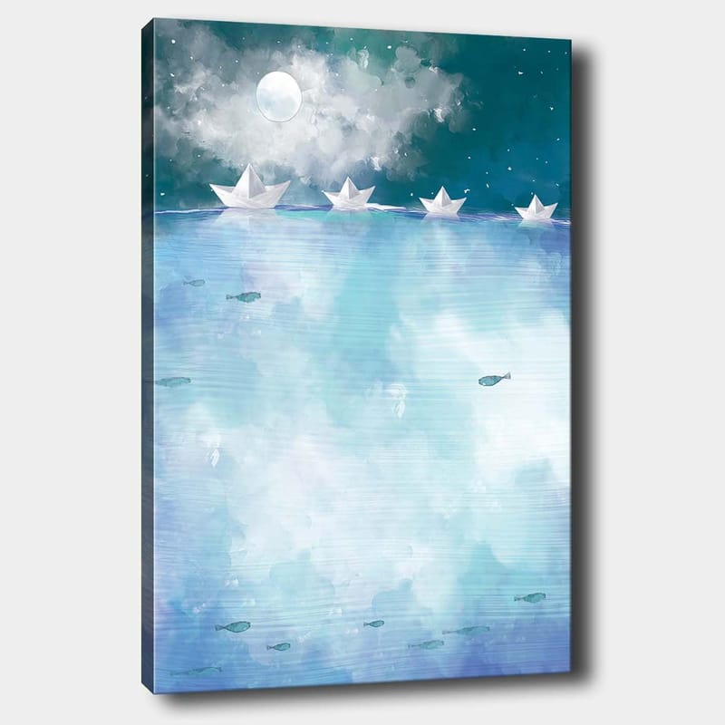 Dekorativ Canvastavla 70x100 cm - Flerfärgad - Inredning - Tavlor & konst - Canvastavlor