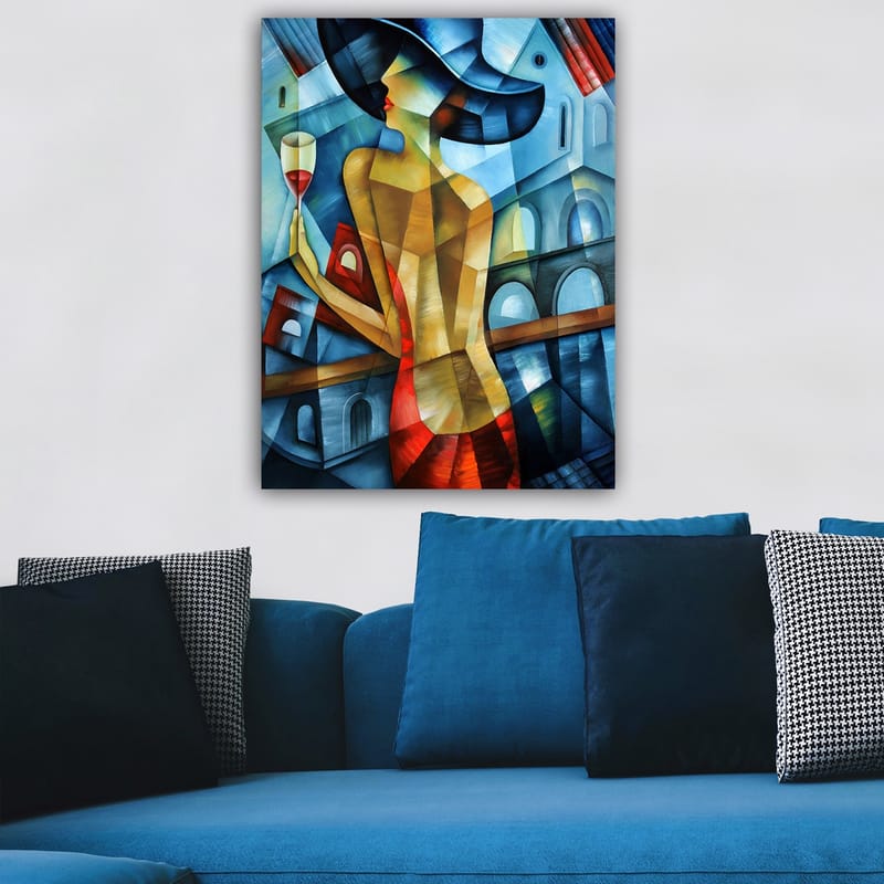 Dekorativ Canvastavla 70x100 cm - Flerfärgad - Inredning - Tavlor & konst - Canvastavlor