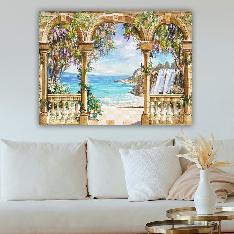 Dekorativ Canvastavla 70x100 cm - Flerfärgad - Inredning - Tavlor & konst - Canvastavlor
