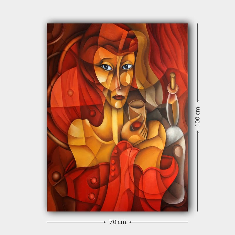Dekorativ Canvastavla 70x100 cm - Flerfärgad - Inredning - Tavlor & konst - Canvastavlor