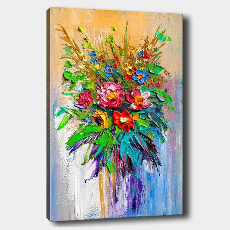 Dekorativ Canvastavla 70x100 cm - Flerfärgad - Inredning - Tavlor & konst - Canvastavlor