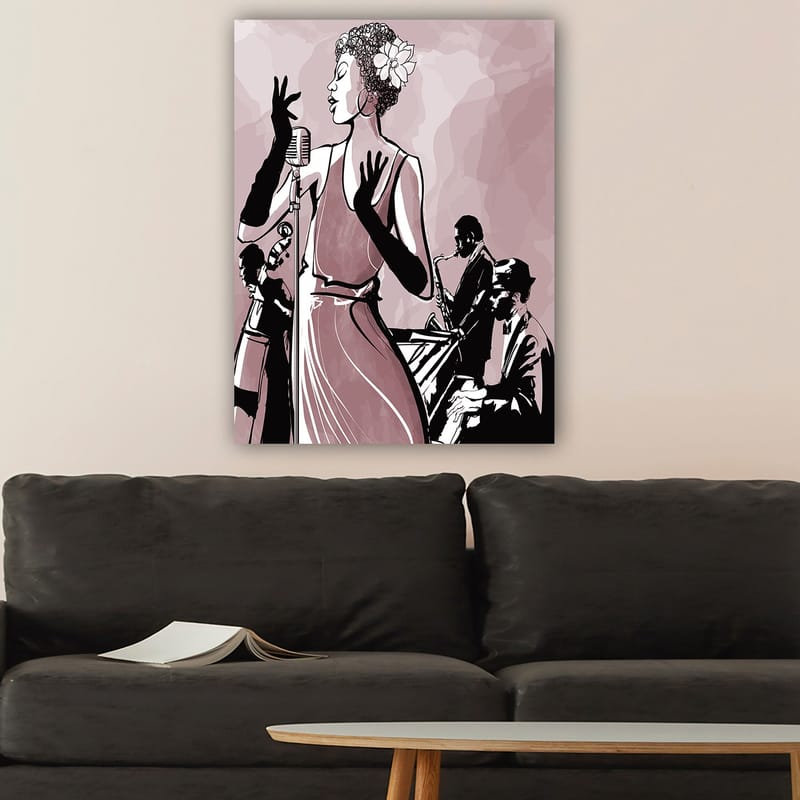 Dekorativ Canvastavla 70x100 cm - Flerfärgad - Inredning - Tavlor & konst - Canvastavlor