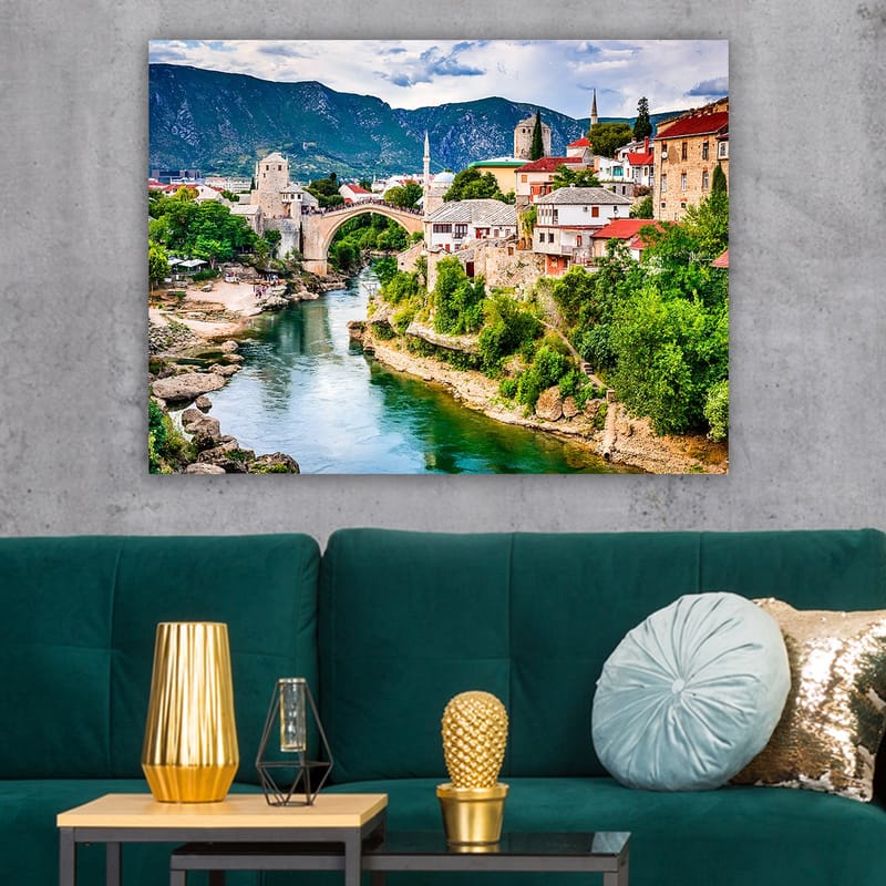 Dekorativ Canvastavla 70x100 cm - Flerfärgad - Inredning - Tavlor & konst - Canvastavlor